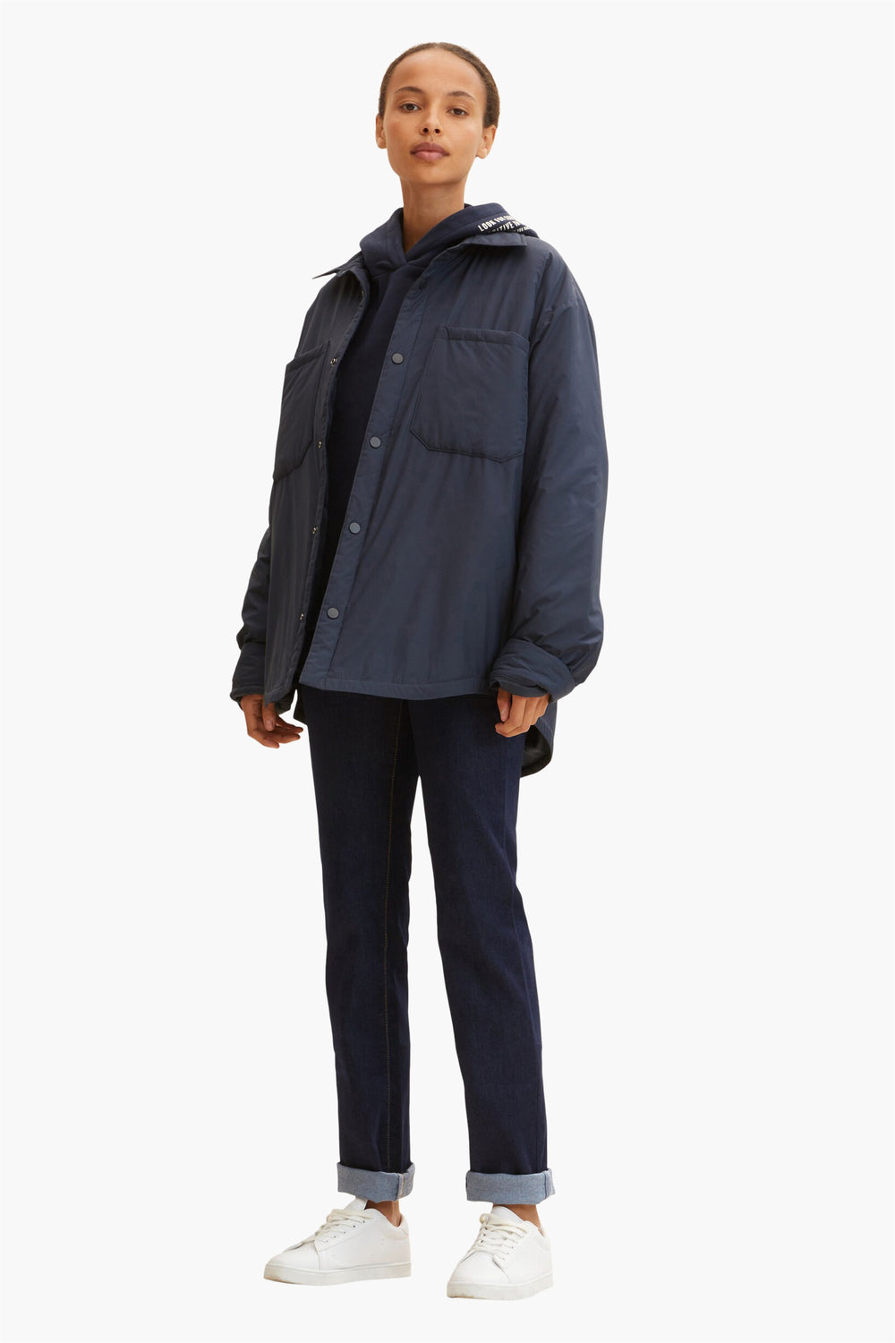 Jean droit DARK BLUE DENIM - Tom Tailor