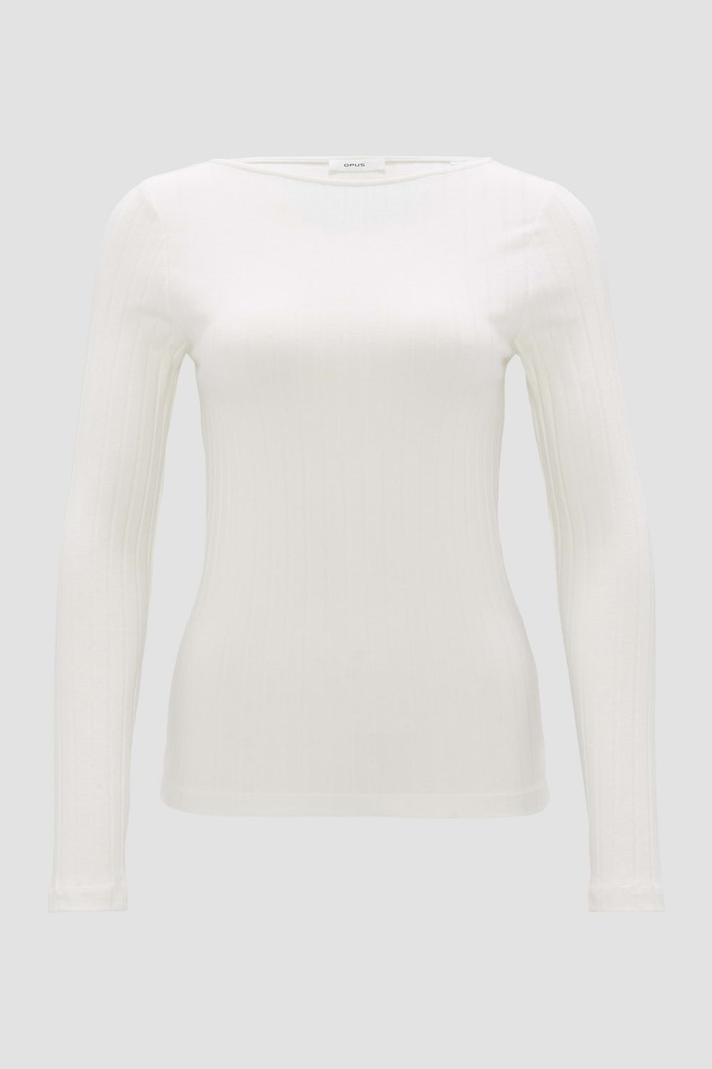 Pull col rond Blanc - OPUS