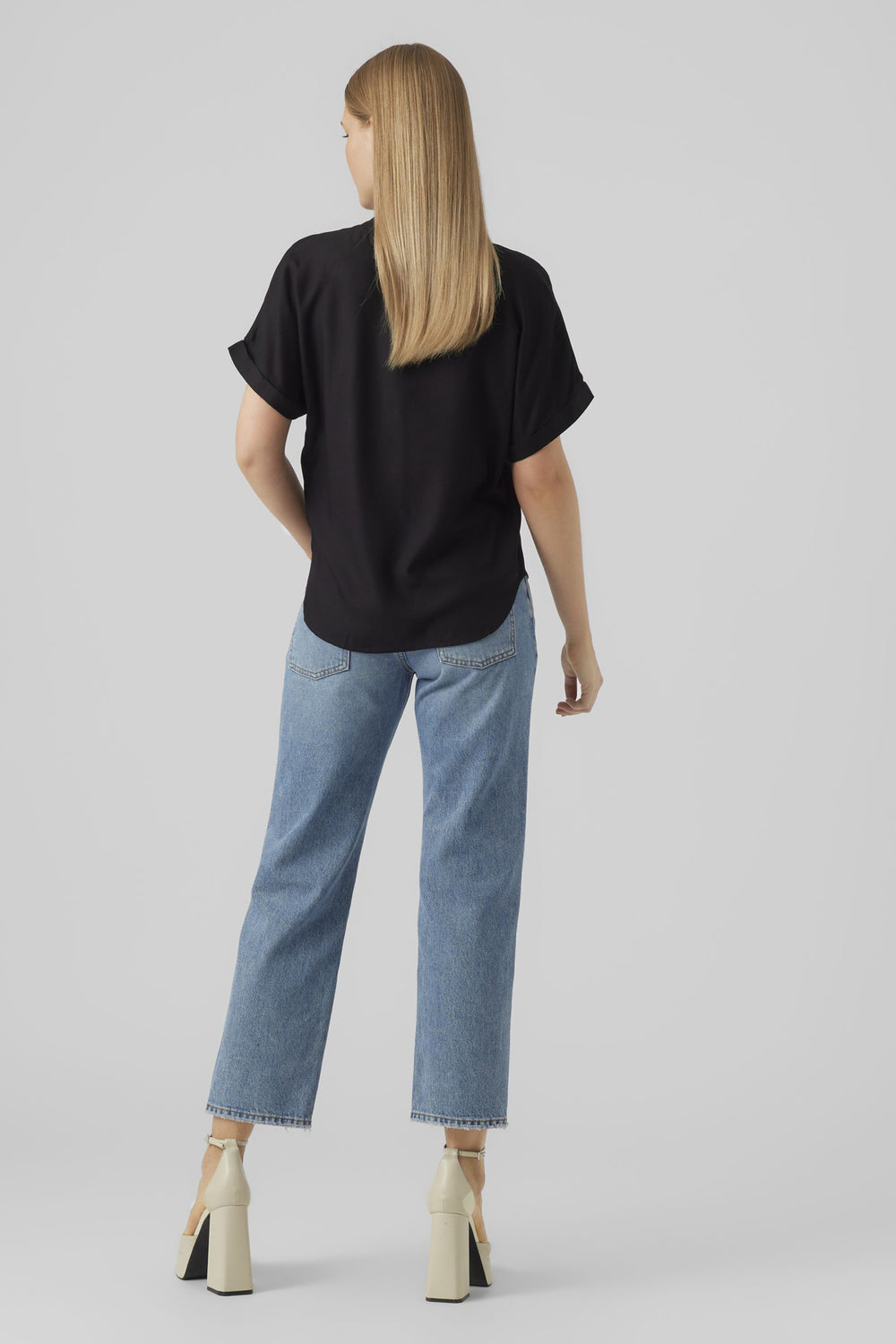 Chemisier (manches courtes) Noir - VERO MODA®