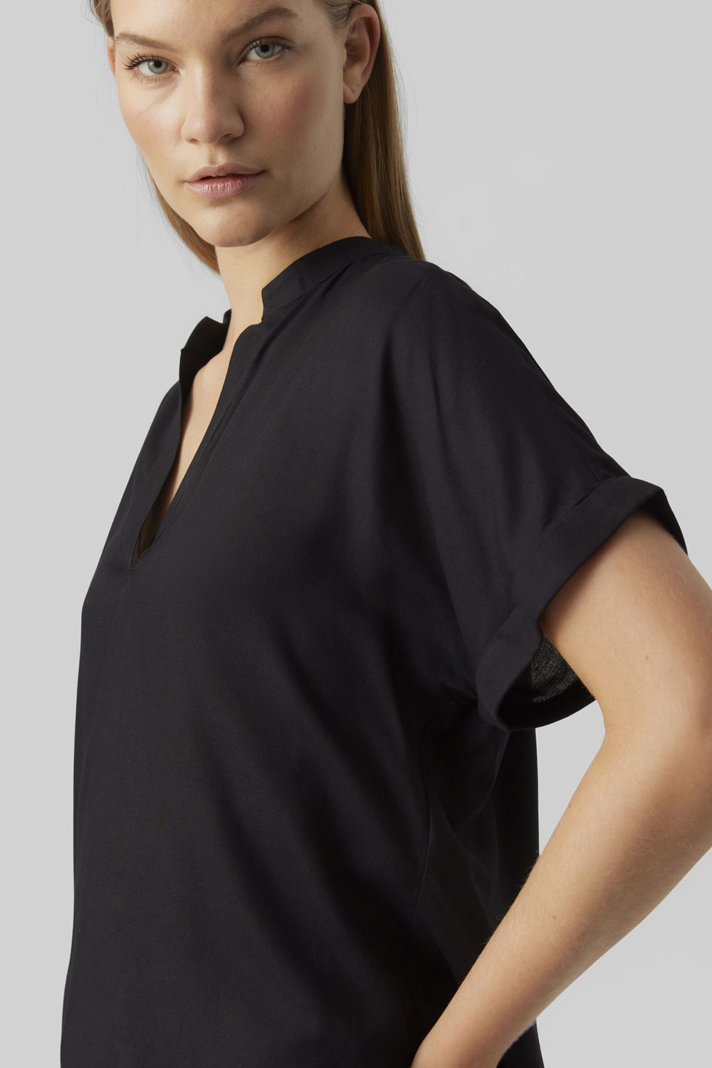 Chemisier (manches courtes) Noir - VERO MODA®