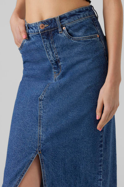 Jupe 3/4 MID BLUE DENIM - VERO MODA®