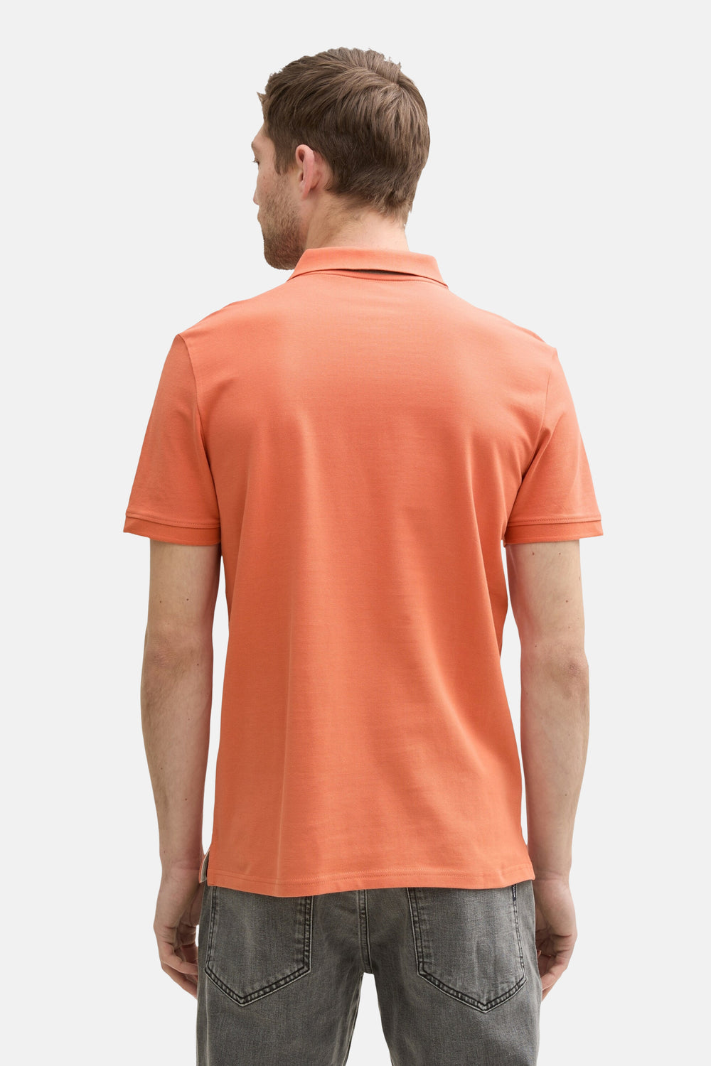 Heren tops polo korte mouw Orange - Tom Tailor