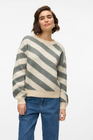 Pull col rond Beige - VERO MODA®