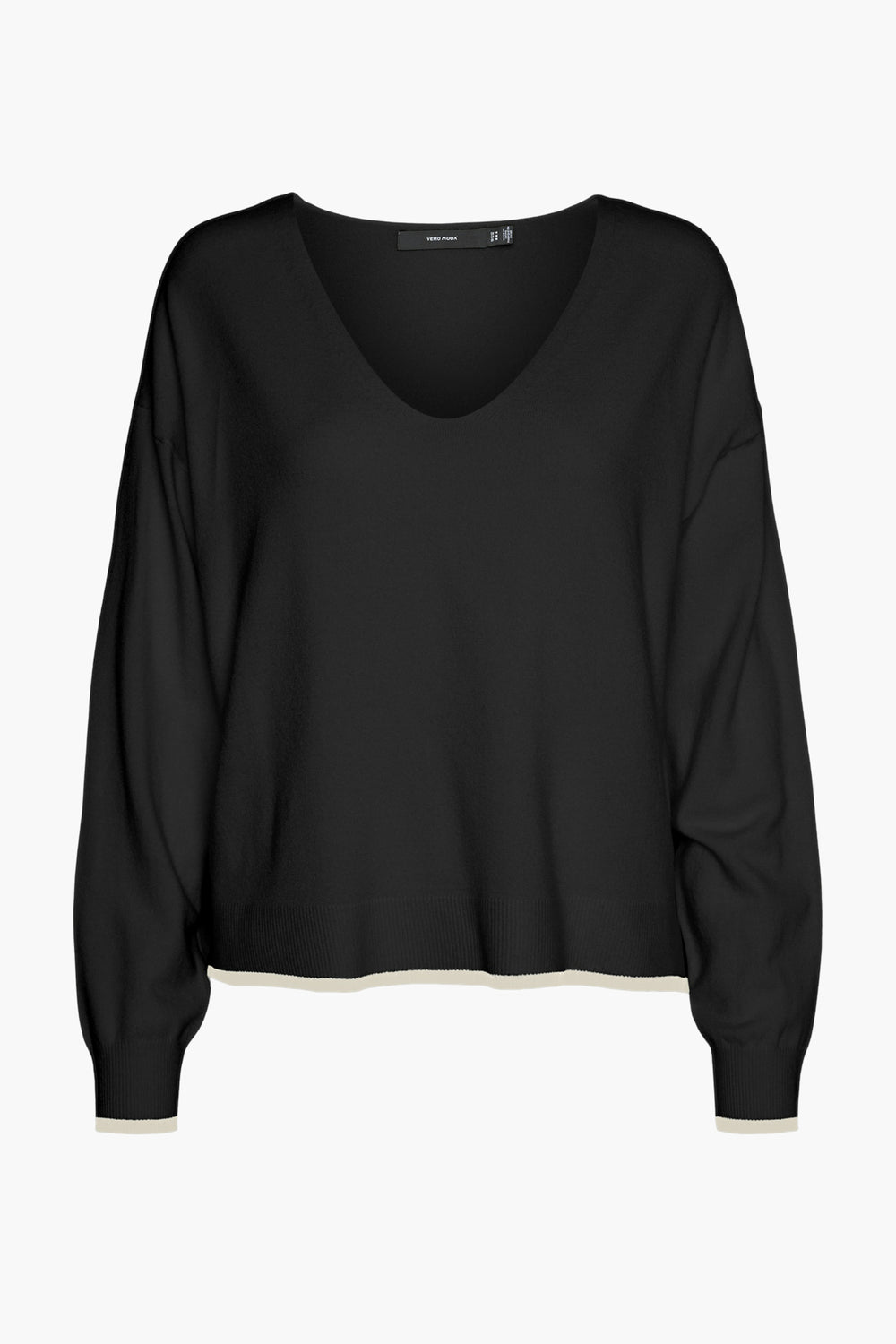 Pull col V Noir - VERO MODA®