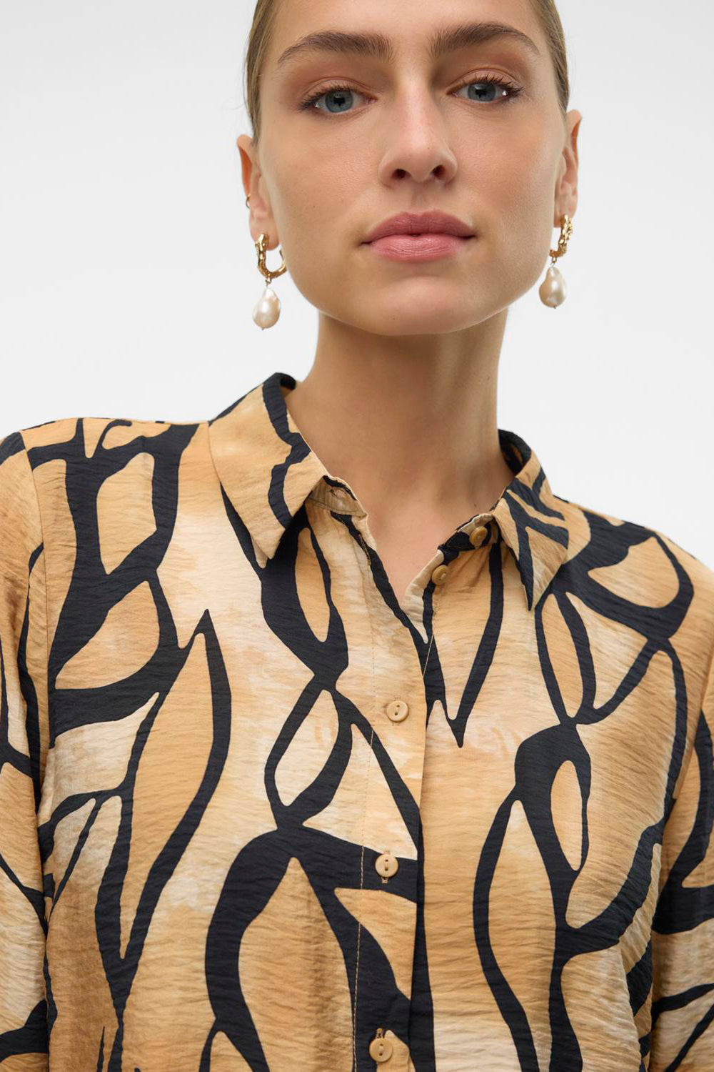 Chemisier (manches longues) Brun - VERO MODA®