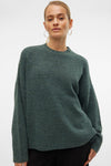 Pull col rond Vert - VERO MODA®