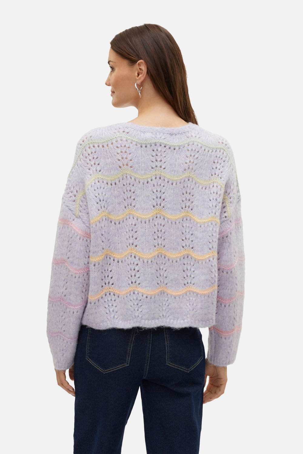 Pull col rond Mauve - VERO MODA®
