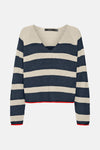 Pull col V Bleu - VERO MODA®