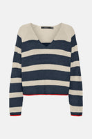 Pull col V Bleu - VERO MODA®
