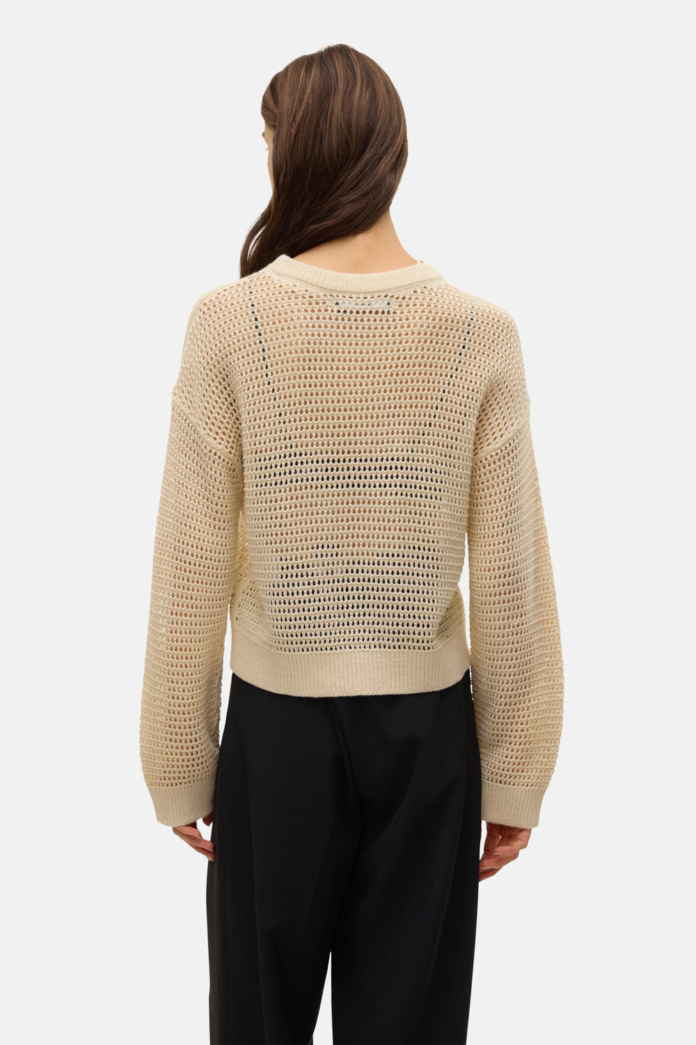 Pull col rond Beige - VERO MODA®