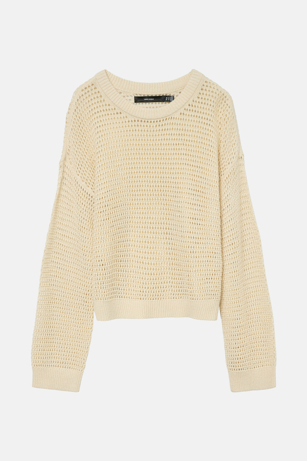 Pull col rond Beige - VERO MODA®