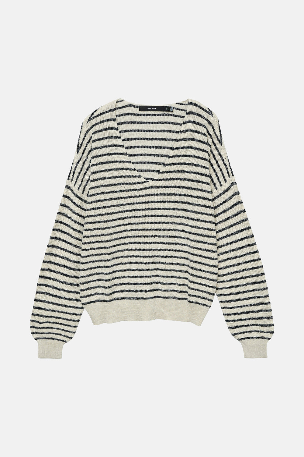 Pull col V Beige - VERO MODA®
