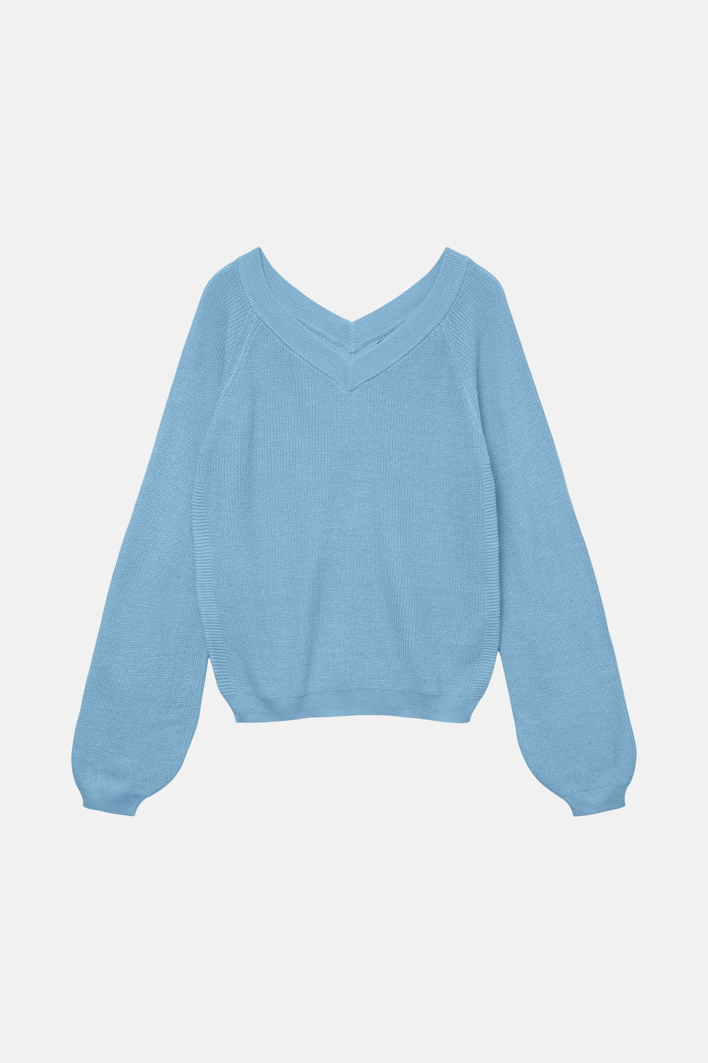 Pull col V Bleu - VERO MODA®