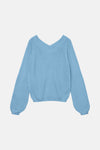 Pull col V Bleu - VERO MODA®