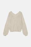 Pull col V Beige - VERO MODA®