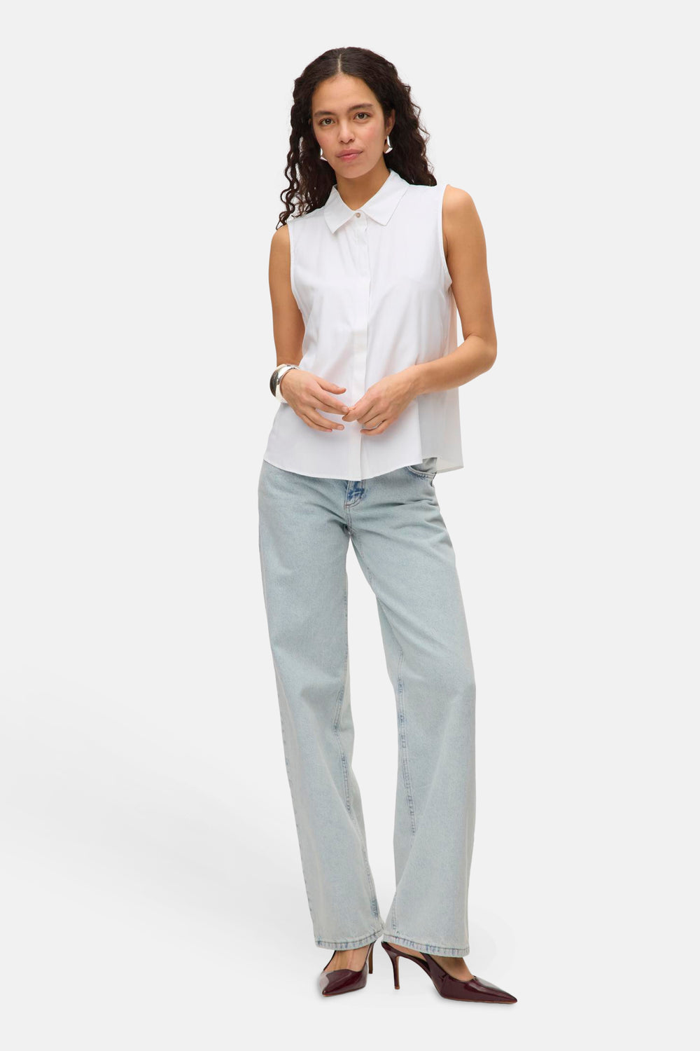 Chemisier (sans manches) Blanc - VERO MODA®