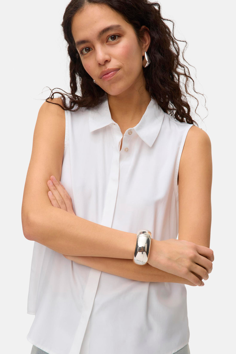 Chemisier (sans manches) Blanc - VERO MODA®