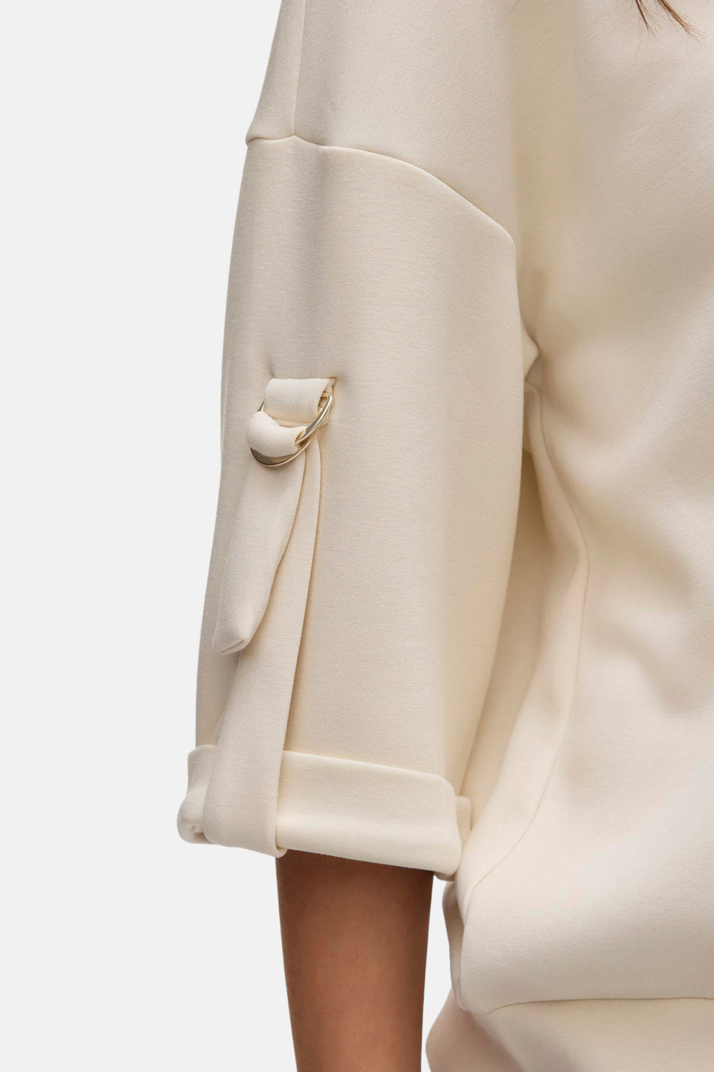 Sweat col rond Écru - VERO MODA®