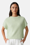 Top uni manches courtes Vert - OPUS