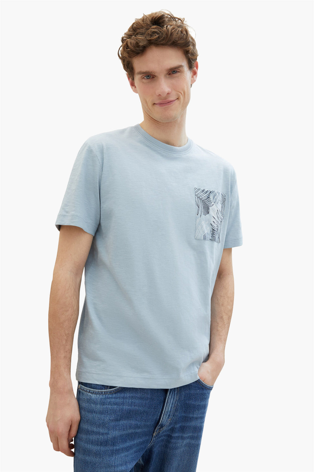T-shirt (manches courtes) Bleu - Tom Tailor