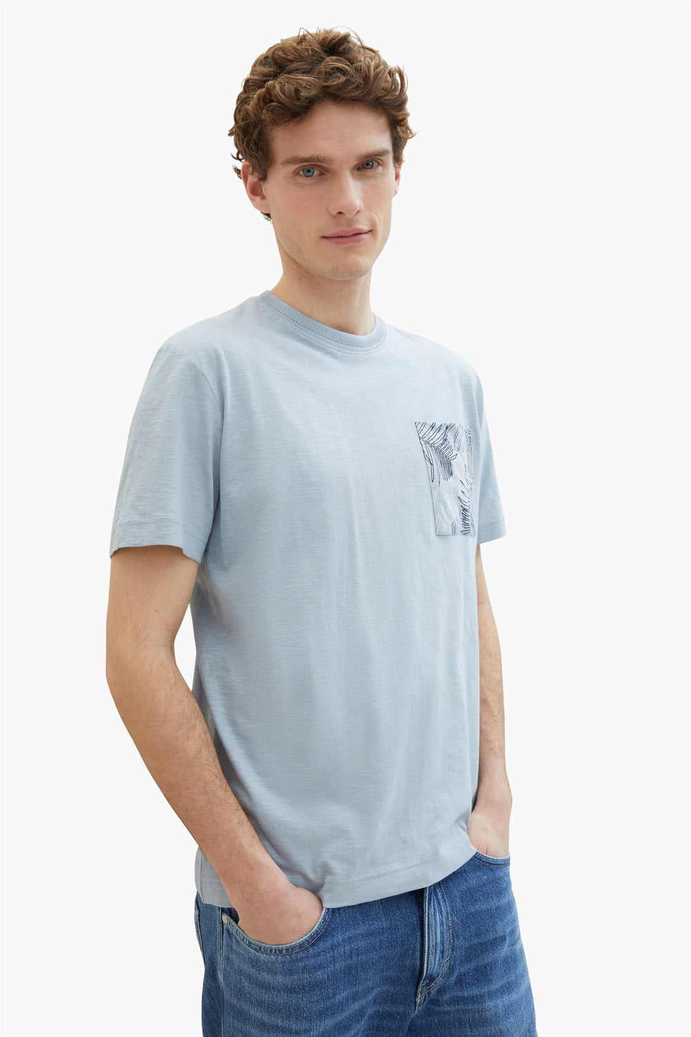 T-shirt (manches courtes) Bleu - Tom Tailor