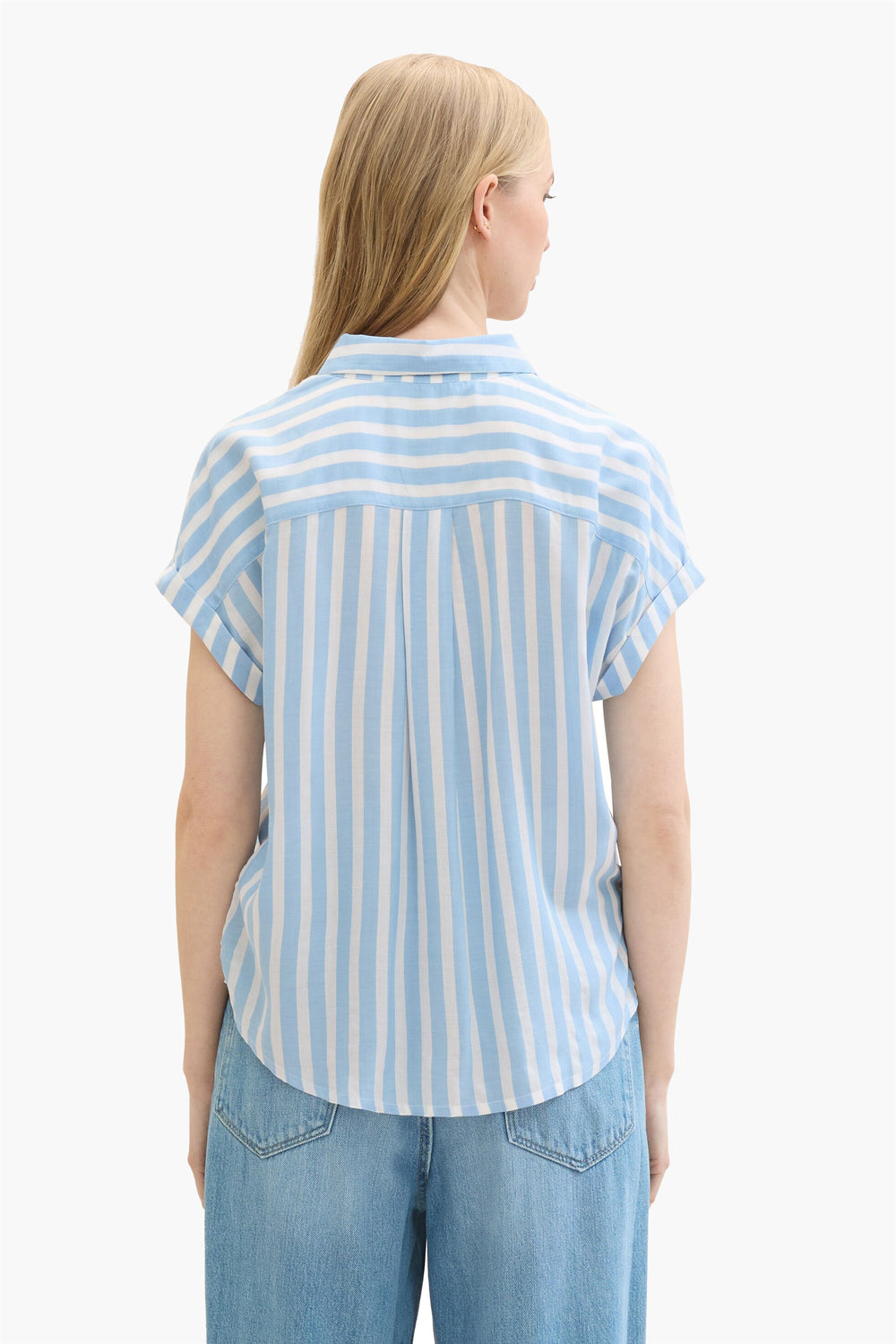 Chemisier (manches courtes) Bleu - Tom Tailor