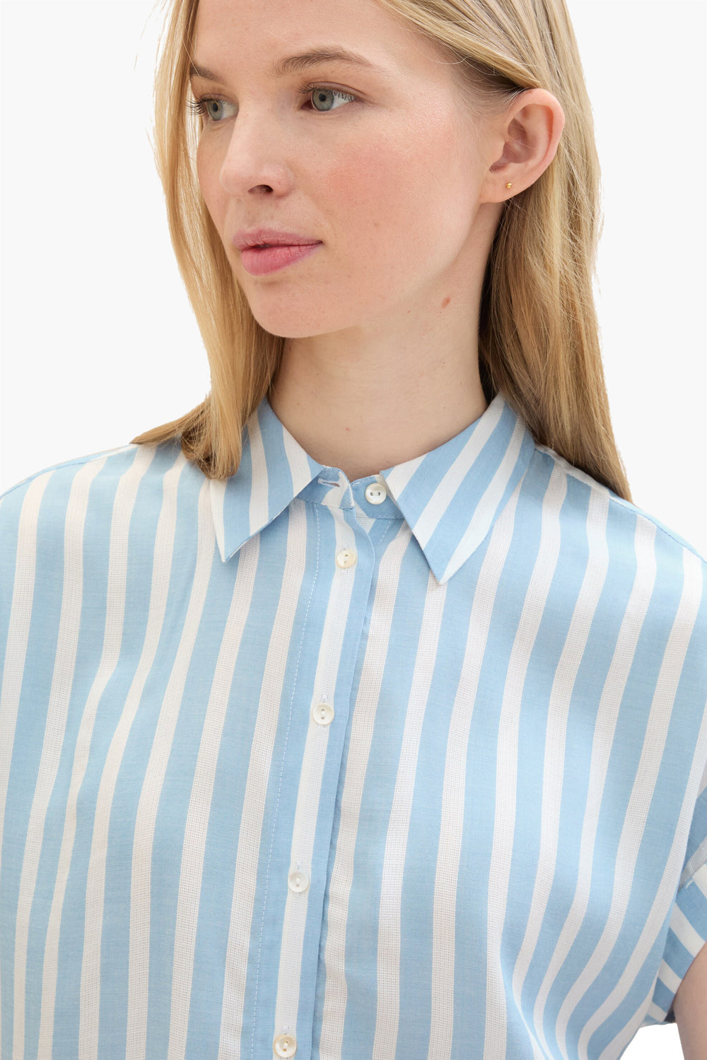 Chemisier (manches courtes) Bleu - Tom Tailor