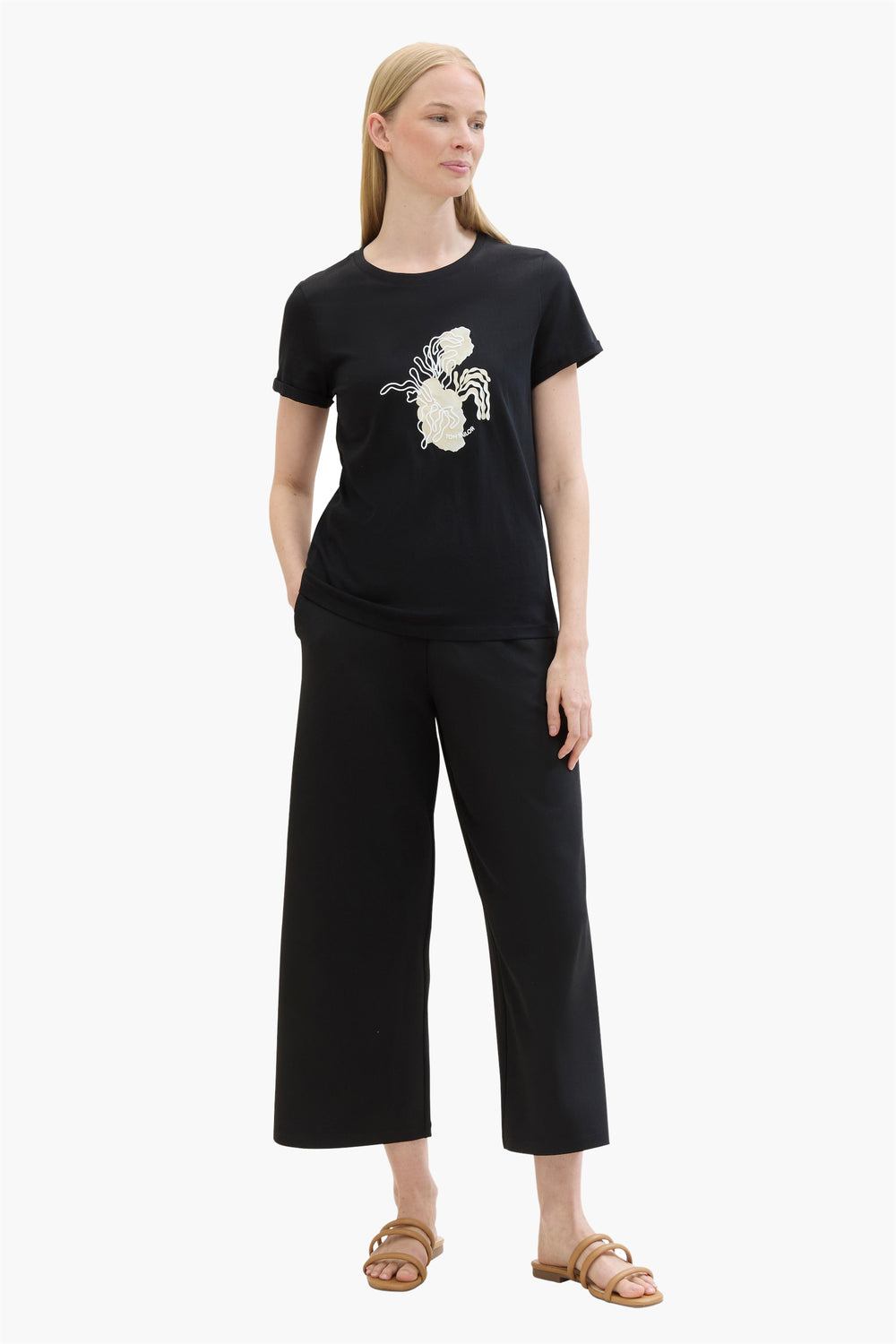 T-shirt (manches courtes) Noir - Tom Tailor