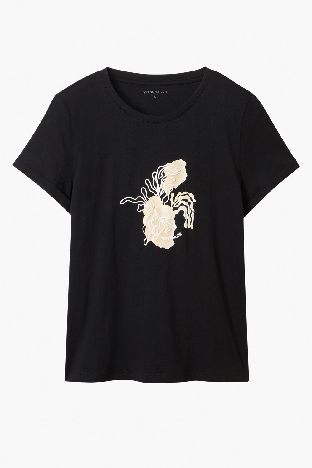 T-shirt (manches courtes) Noir - Tom Tailor