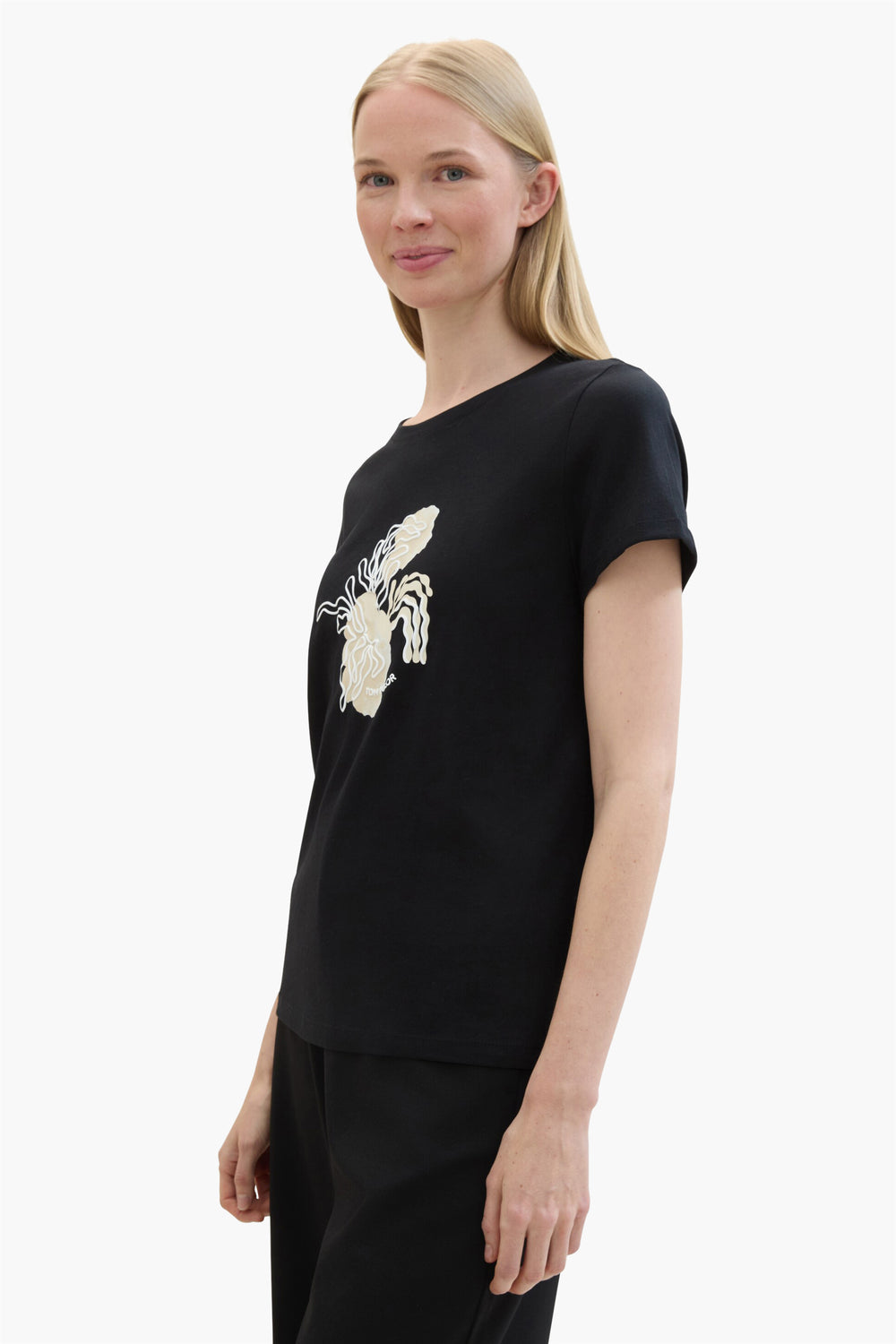 T-shirt (manches courtes) Noir - Tom Tailor