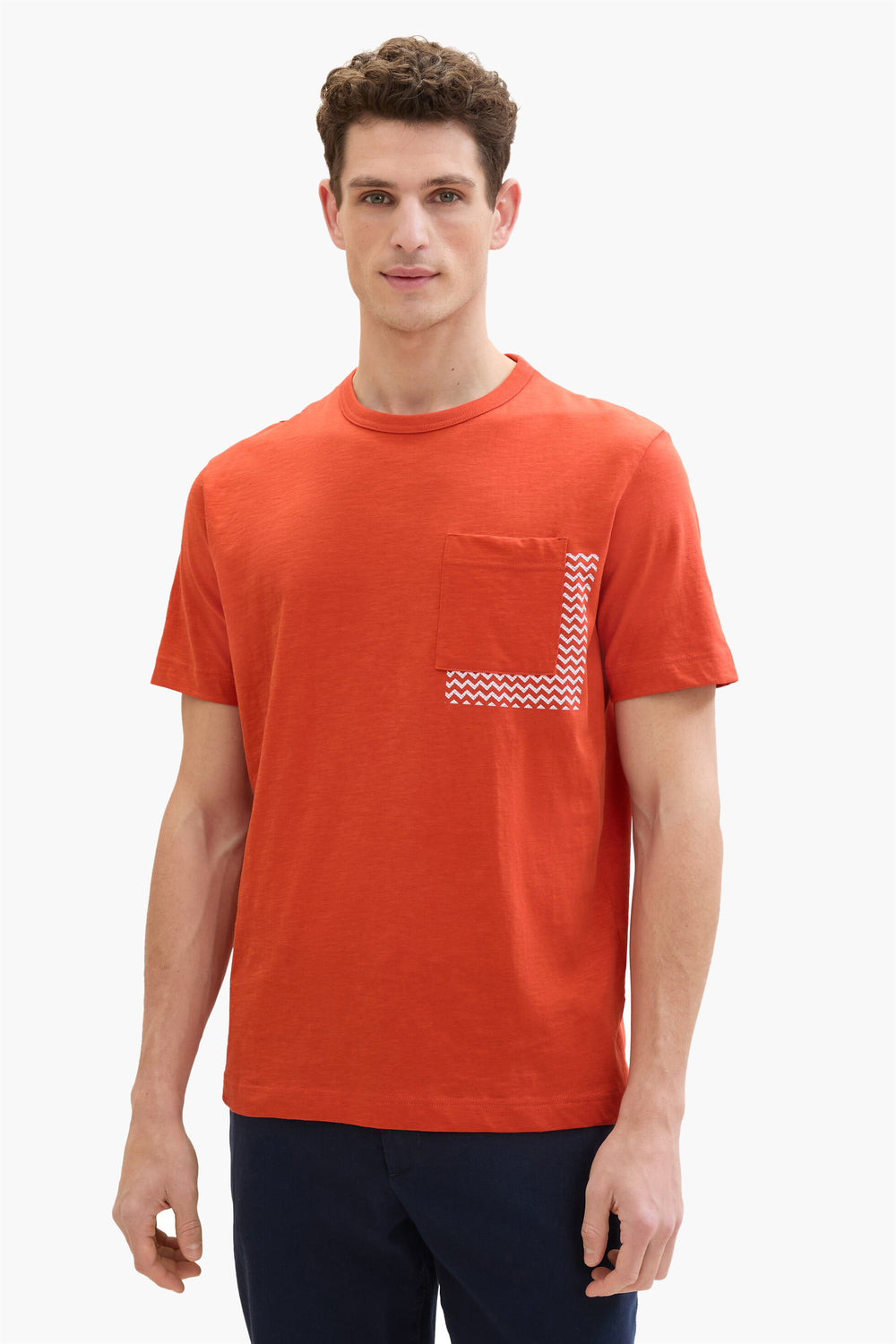 T-shirt (manches courtes) Orange - Tom Tailor
