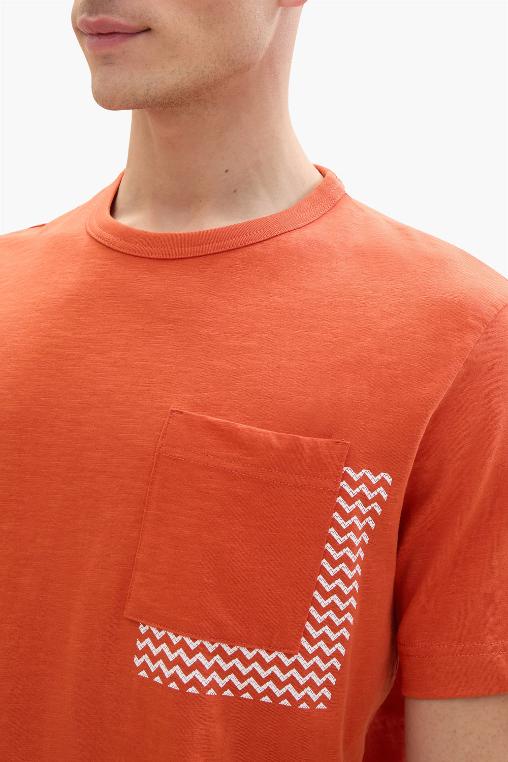 T-shirt (manches courtes) Orange - Tom Tailor