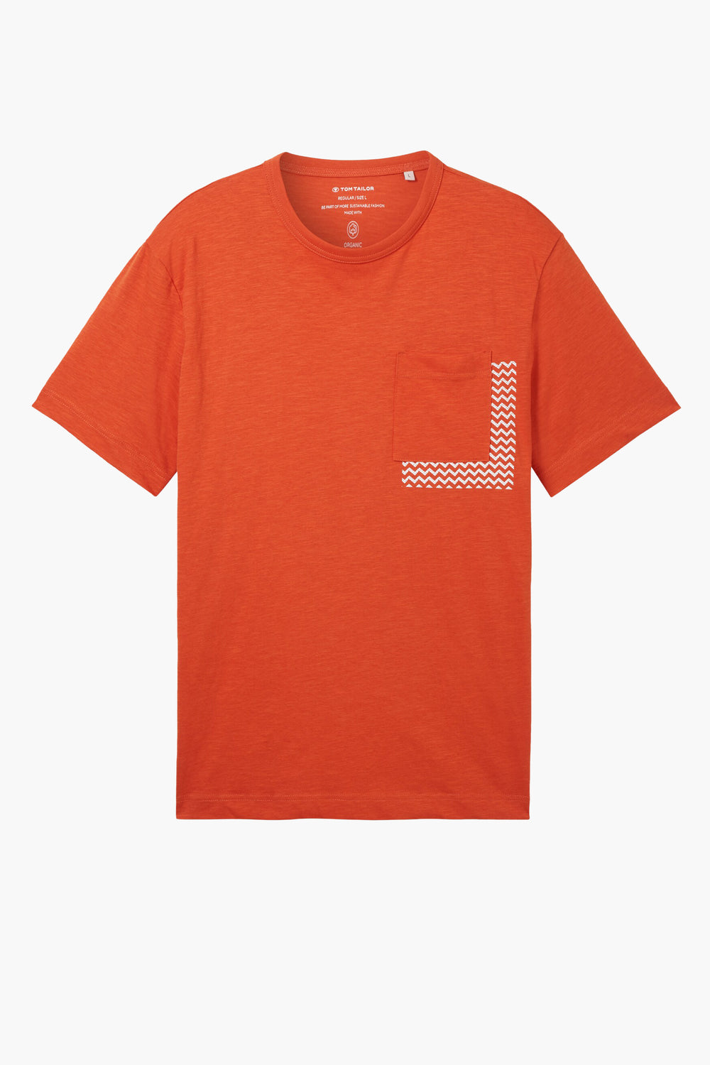 T-shirt (manches courtes) Orange - Tom Tailor