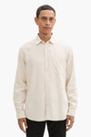 Chemise (manches longues) Beige - Tom Tailor