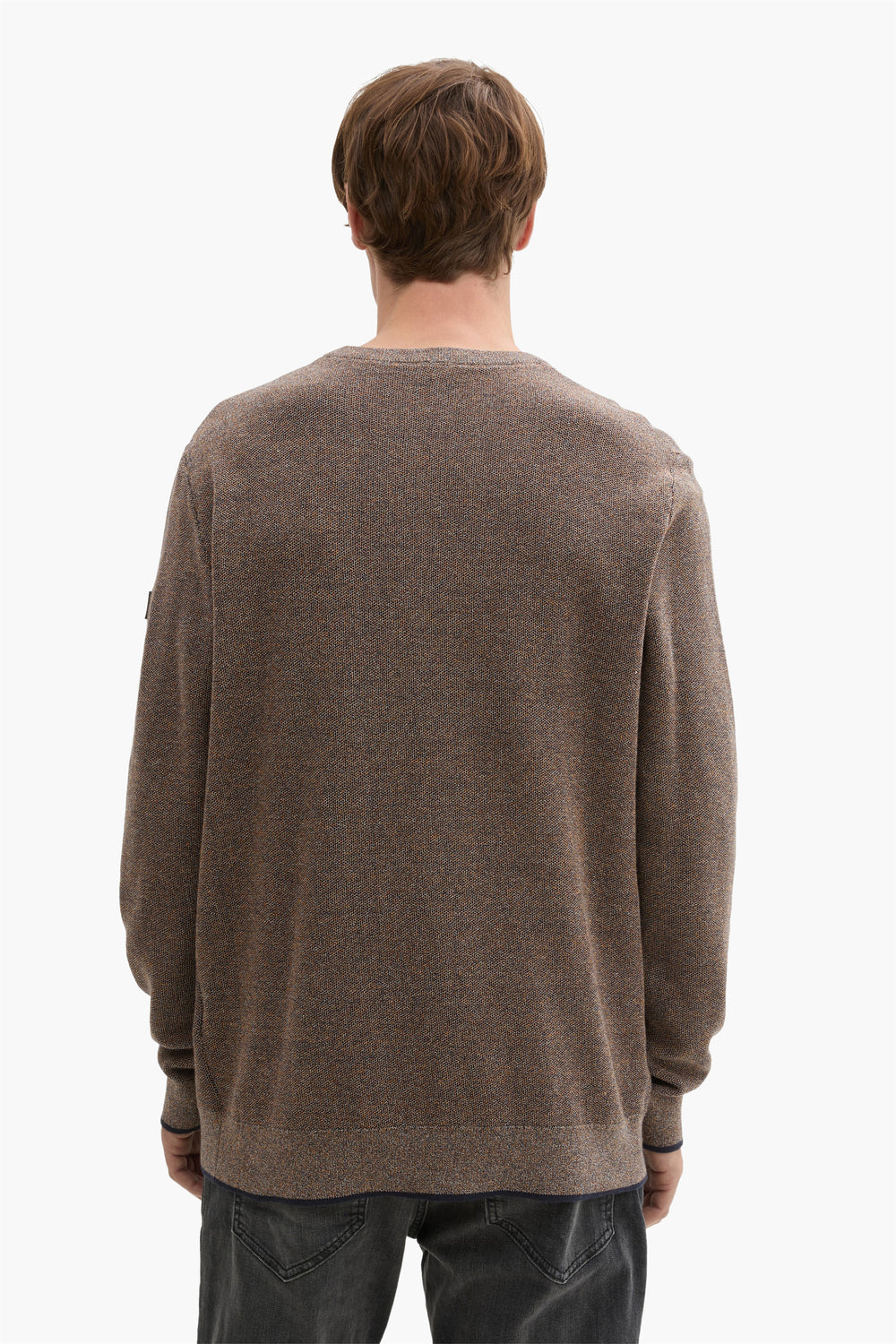 Pull col rond Bleu - Tom Tailor