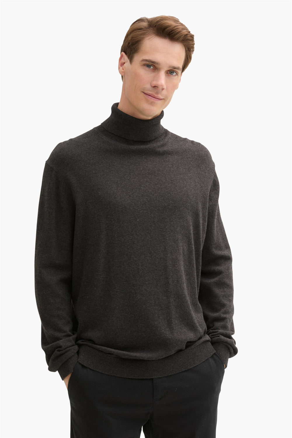 Pull col roulé Gris - Tom Tailor
