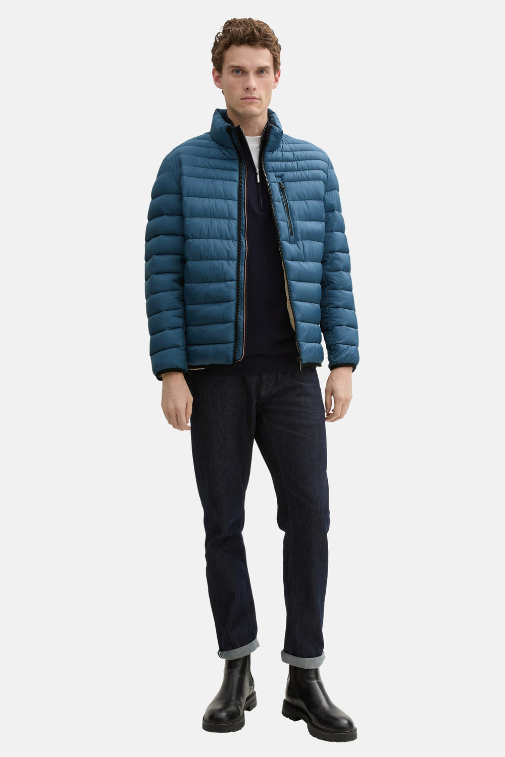 Veste courte Bleu - Tom Tailor