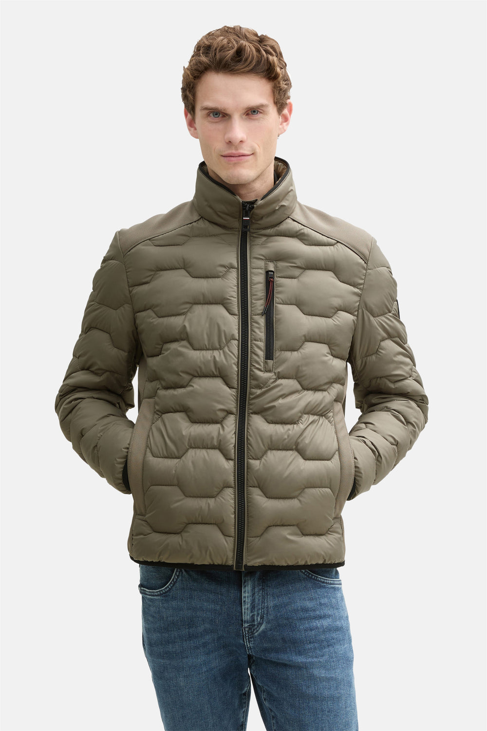 Veste courte Vert - Tom Tailor