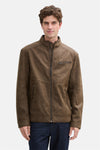 Veste en simili cuir Brun - Tom Tailor