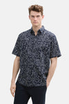 Chemise (manches courtes) Bleu - Tom Tailor