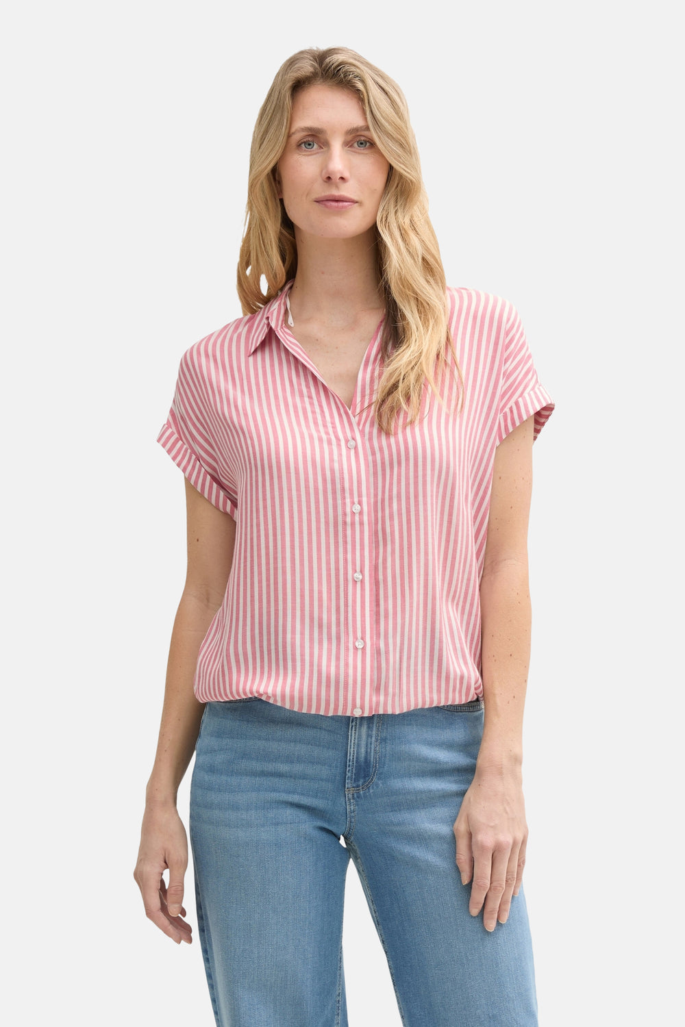 Chemisier (manches courtes) Rose - Tom Tailor