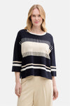 Pull col rond Bleu - Tom Tailor