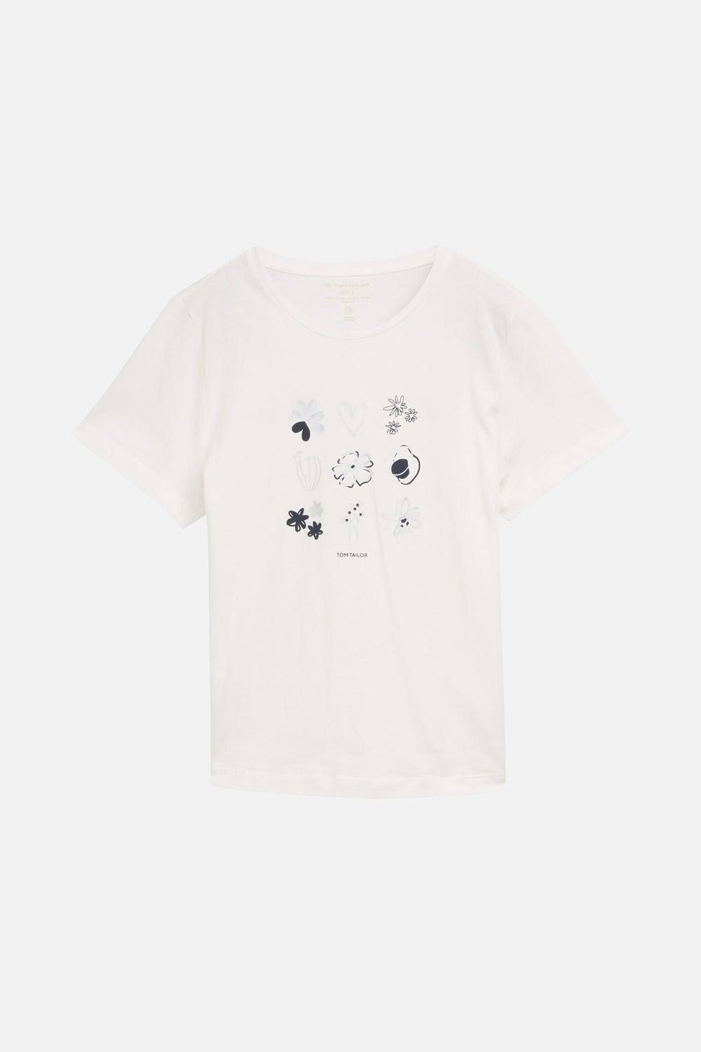 T-shirt (manches courtes) Blanc - Tom Tailor
