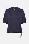 Top uni manches courtes Bleu - Tom Tailor