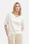 Top uni manches courtes Blanc - Tom Tailor