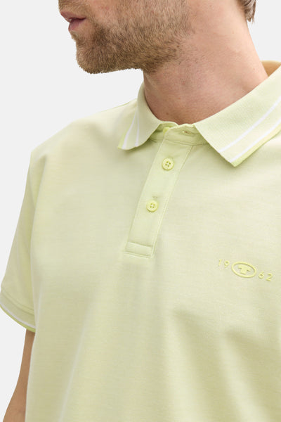 Heren tops polo korte mouw Groen - Tom Tailor