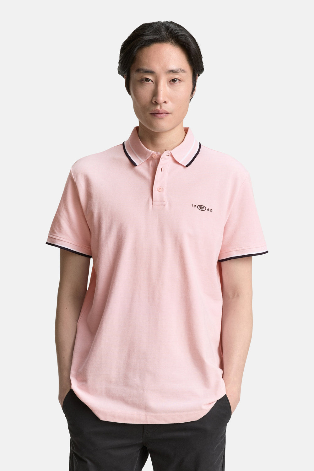 Heren tops polo korte mouw Roze - Tom Tailor