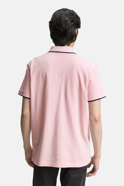 Heren tops polo korte mouw Roze - Tom Tailor