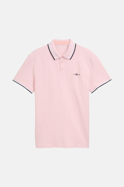 Heren tops polo korte mouw Roze - Tom Tailor