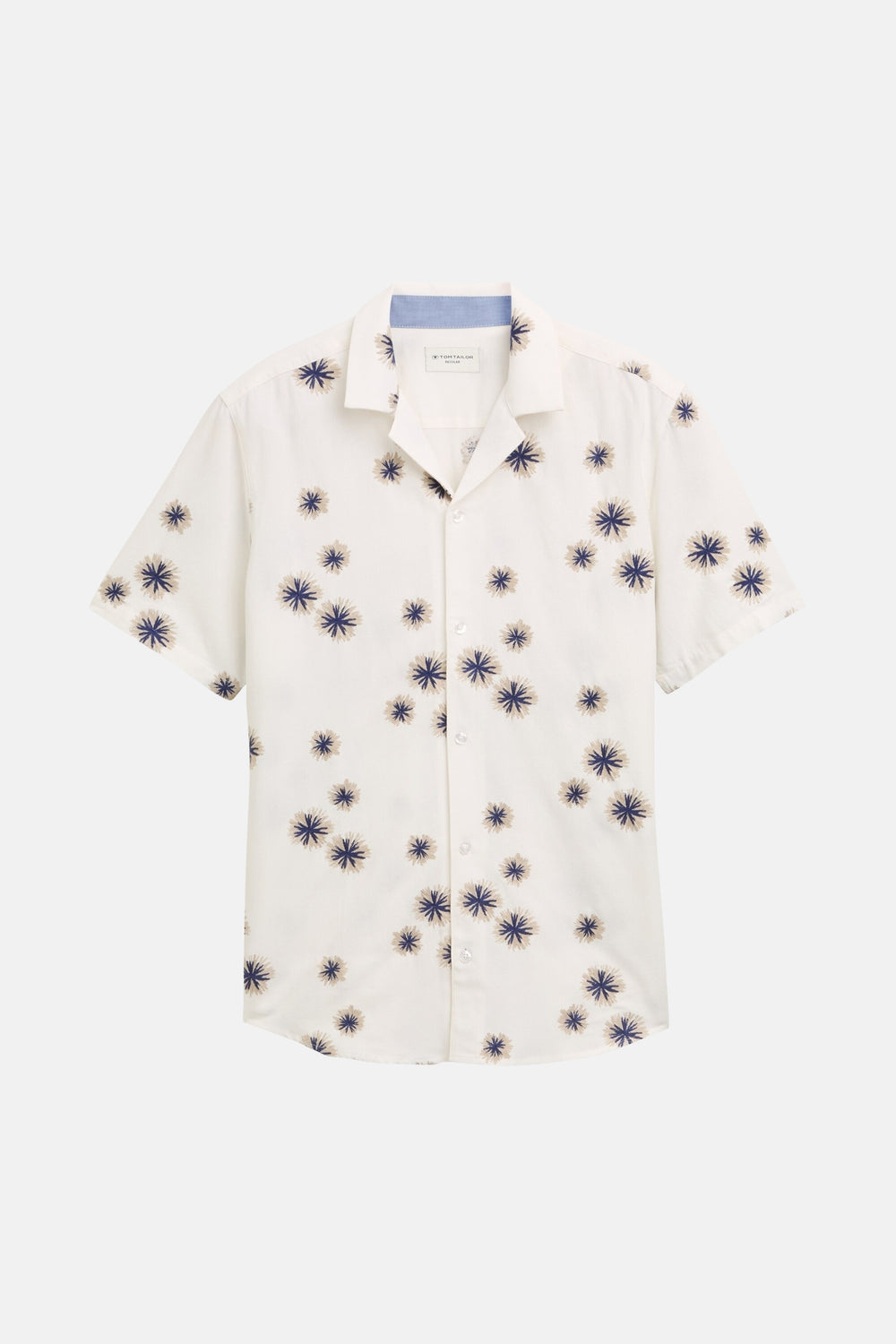 Chemise (manches courtes) Écru - Tom Tailor